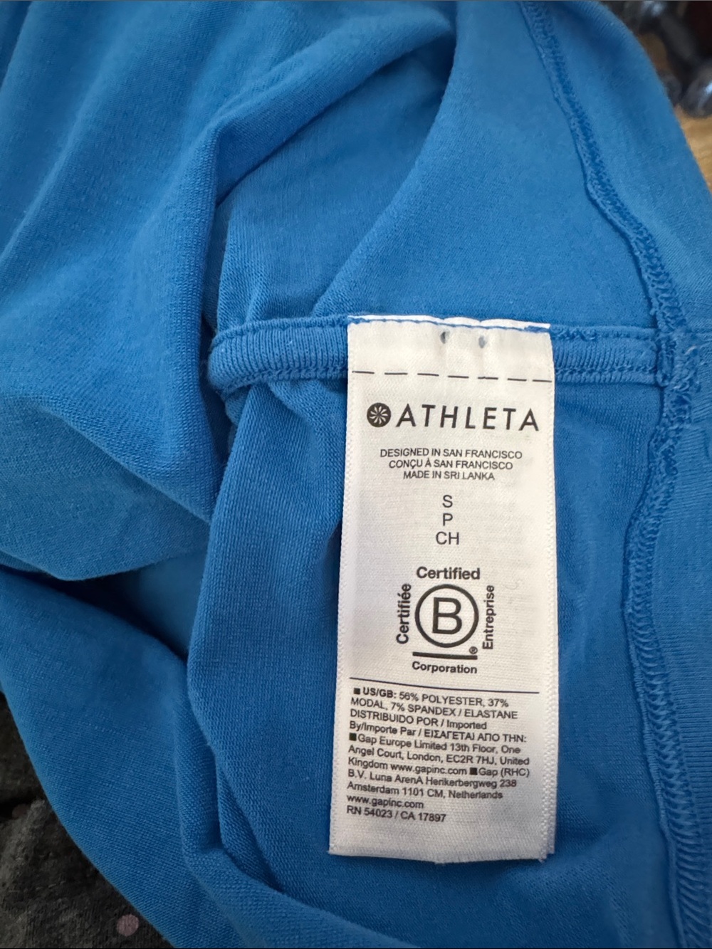 ATHLETA Fastest Track Ruched Racerback Active Tank Top SIZE: SP MSRP $49 - Picture 7 of 7